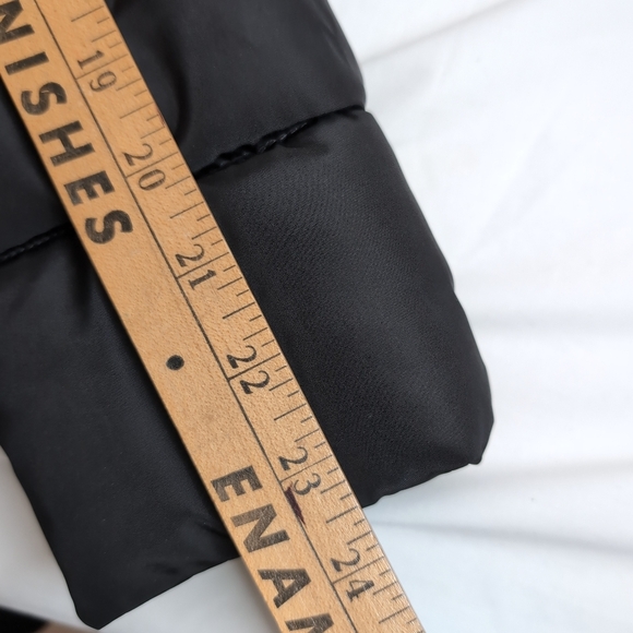 LAUNDRY by Shelly Segal Women's Puffer Jacket w/ Cinched Waist and Fur Hood, XS - Picture 10 of 15